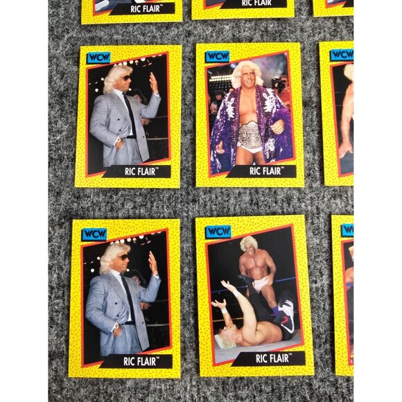 WCW 1991 Ric Flair Trading Card Set Licensed By Turner - Picture 3 of 7